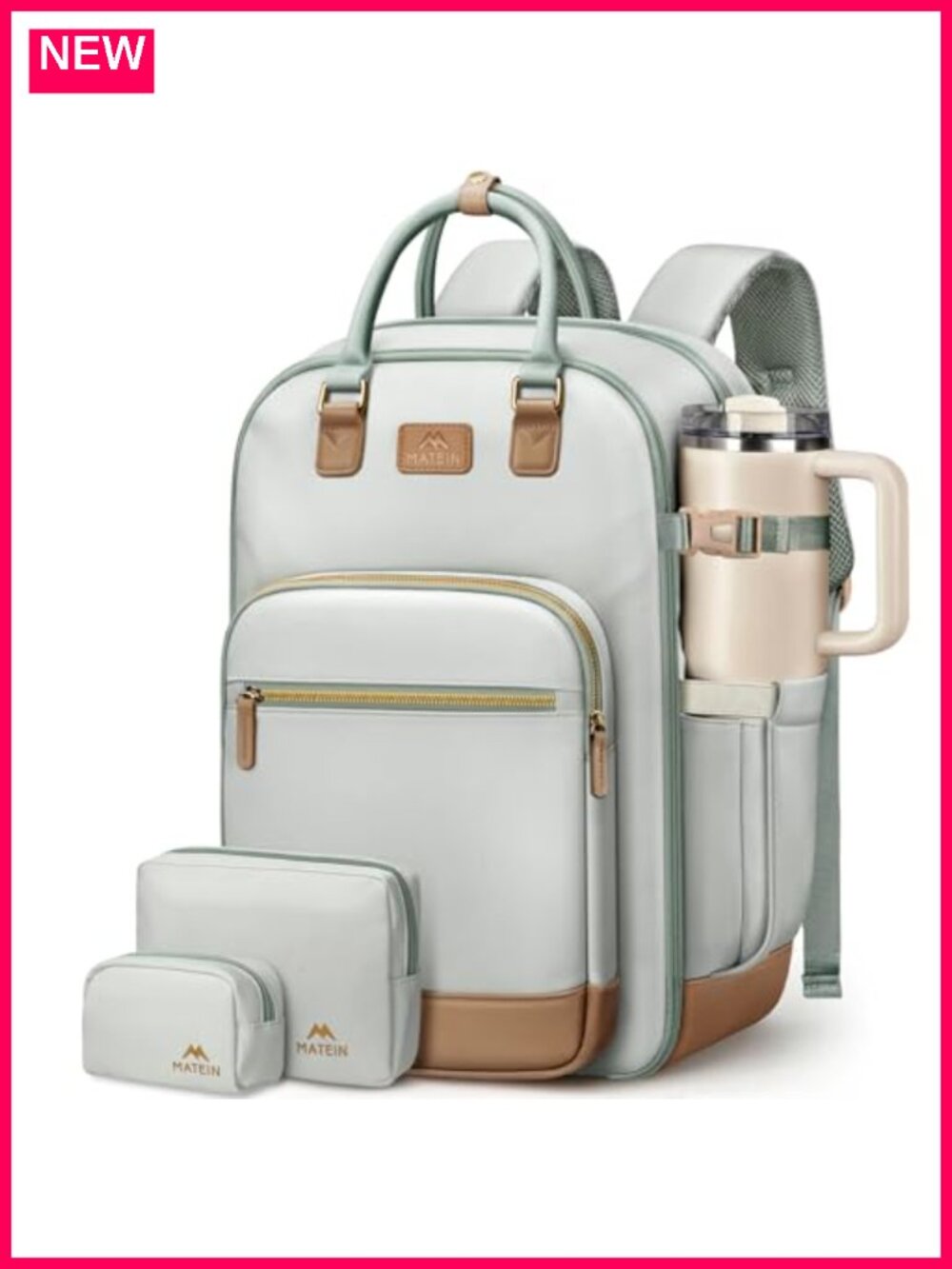 MATEIN 18x14x8 Personal Item Backpack Detachable Shoe Compartment
